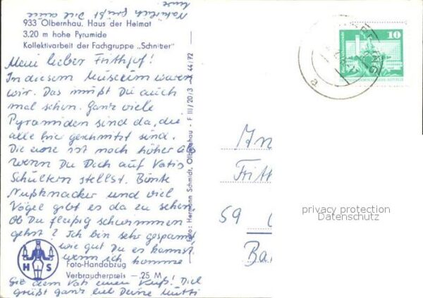 Olbernhau Erzgebirge Haus der Heimat Holzpyramide – Bild 2