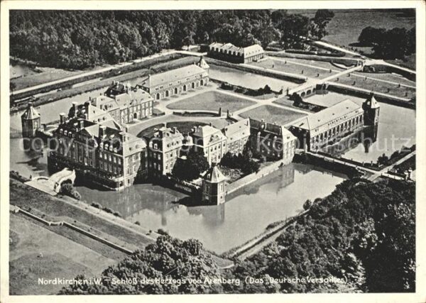 Nordkirchen Fliegeraufnahme Schloss des Herzoges vo