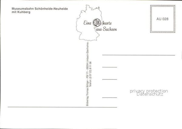 Schoenheide Erzgebirge Museumsbahn Dampflok mit Kuhberg Neuhei – Bild 2