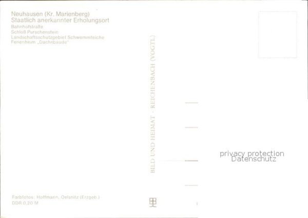 Neuhausen Marienberg Schloss Purschenstern Bahnhofstrasse Fe – Bild 2