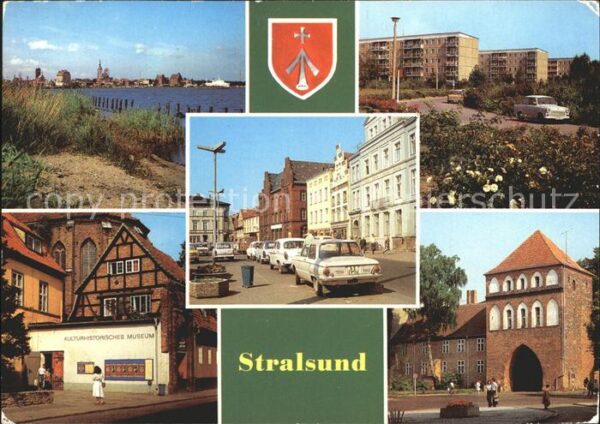 Stralsund Mecklenburg Vorpommern Leninplatz Kniepertor Kulturhistorische