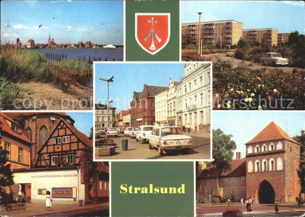 Stralsund Mecklenburg Vorpommern Leninplatz Kniepertor Kulturhistorische