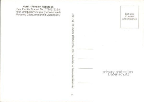 Ohlsbach Hotel Pension Rebstock – Bild 2