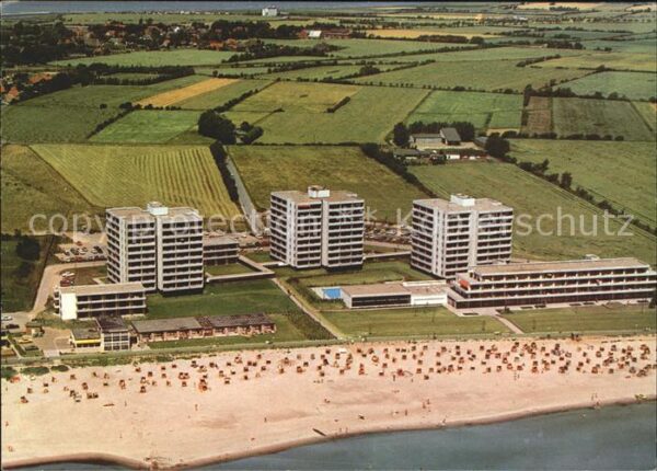 Grossenbrode Ostseebad Fliegeraufnahme Ferienlager Vier Jahres