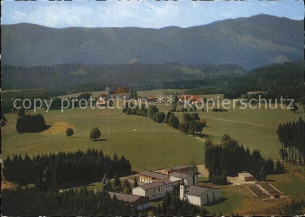 Steingaden Oberbayern Wieskirche und Landvolkshochschule
