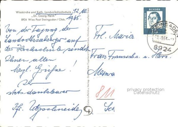 Steingaden Oberbayern Wieskirche und Landvolkshochschule – Bild 2
