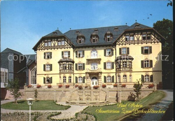 Bad Steben Sanatorium Zum Parkschlößchen