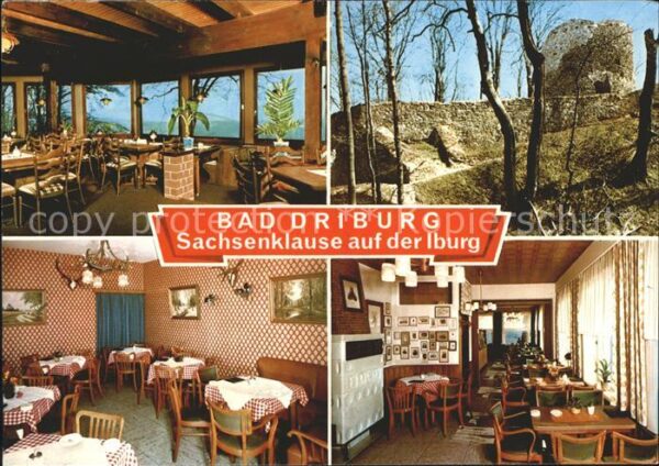 Bad Driburg Cafe Restaurant Sachsenklause auf Iburg