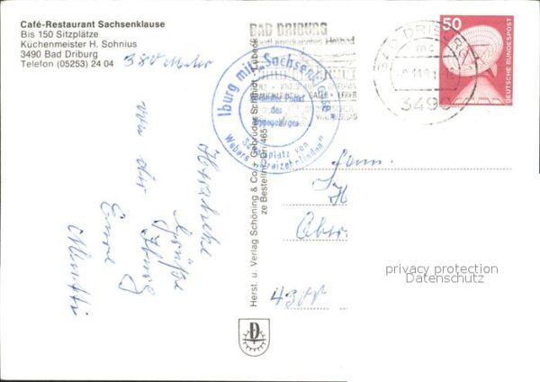 Bad Driburg Cafe Restaurant Sachsenklause auf Iburg – Bild 2