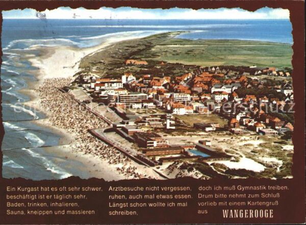Wangerooge Nordseebad Fliegeraufnahme
