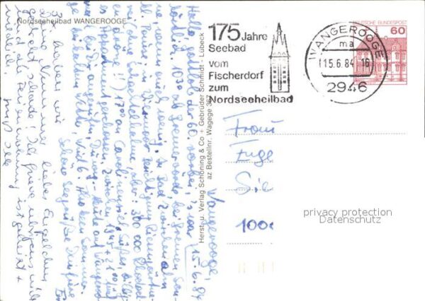 Wangerooge Nordseebad Fliegeraufnahme – Bild 2