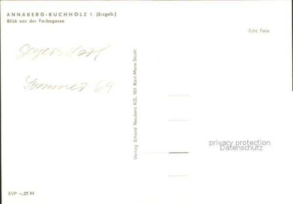 Annaberg-Buchholz Erzgebirge Blick von f
Blick von der Farbengasse – Bild 2