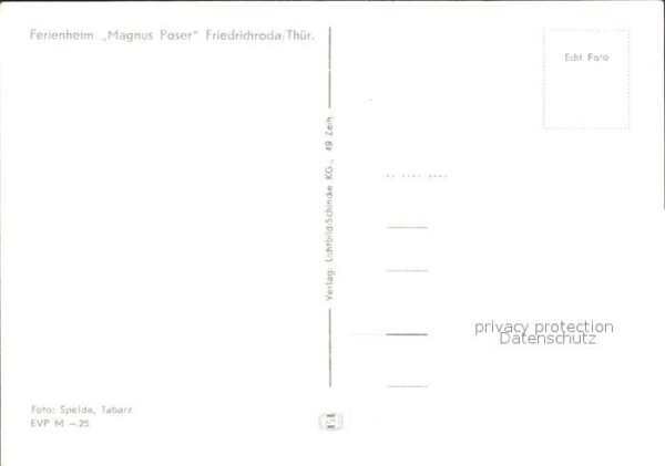 Friedrichsroda Ferienheim Magnus Poser – Bild 2