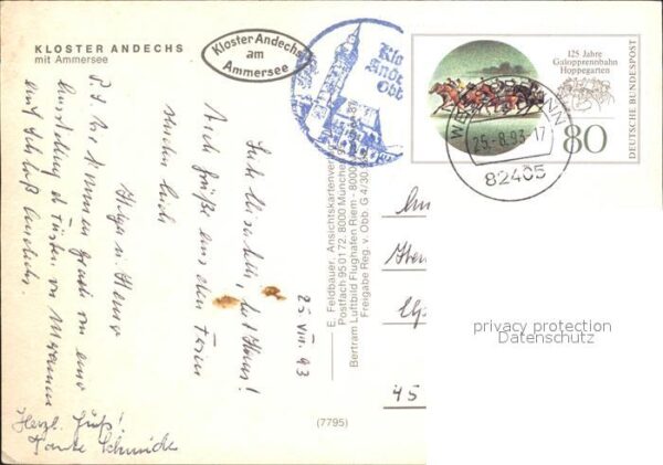 Kloster Andechs Fliegeraufnahme mit Ammersee – Bild 2