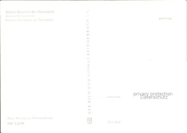 Guehlen Glienicke Boltenmühle Konsum Gasstätte Tornowsee – Bild 2