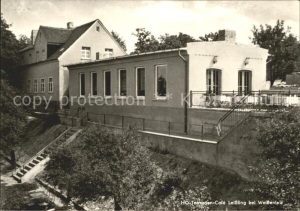 Weissenfels Saale HO TerrassenCafe Leißling