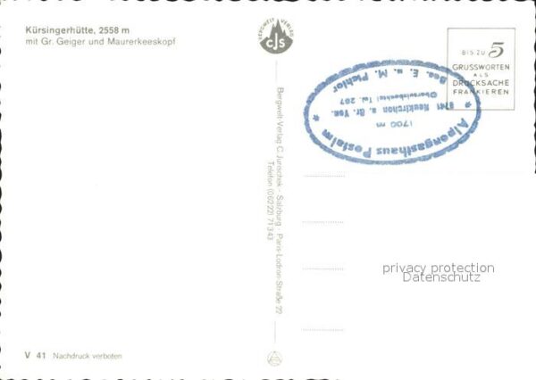 Kuersingerhuette mit Gr. Geiger und Maurerkeeskopf – Bild 2