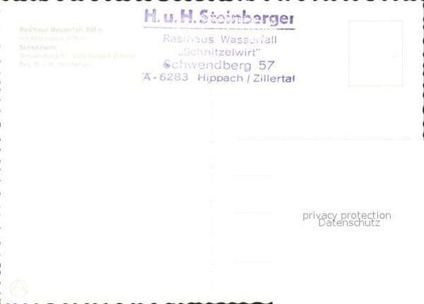 Schwendberg Hippach Rasthaus Wasserfall Schnitzlwirt – Bild 2