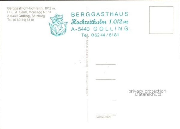 Golling Salzach Berghotel Hochreith – Bild 2