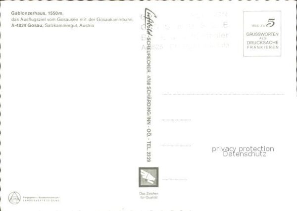 Gosau Oberoesterreich Gablonzerhaus – Bild 2