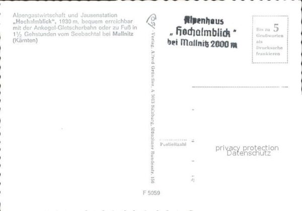 Mallnitz Kaernten Gasthaus Jausenstation Hochalmblick – Bild 2