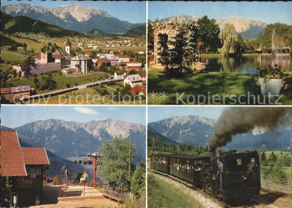 Puchberg Schneeberg mit Schneeberg Kurpark Zahnradbahn Hoch