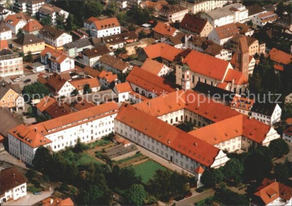 Bad Woerishofen Fliegeraufnahme Kloster mit Kneipp-Kurh
