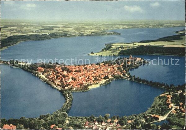 Ratzeburg Fliegeraufnahme Inselstadt