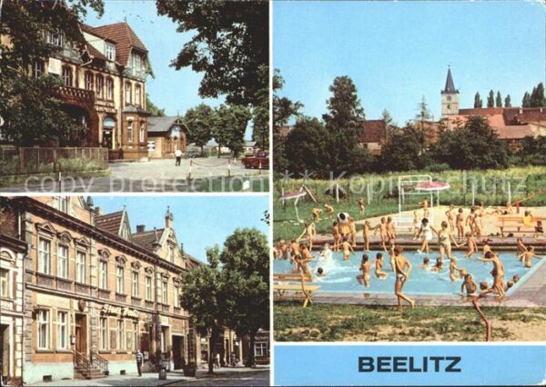 Beelitz Mark Schwimmbad HO Gaststätte Stadt Beelitz