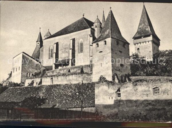 Siebenbuergen Kirchenburg Birthälm einst Sitz des Sac