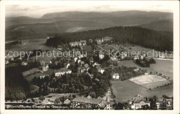Oberhof Thueringen Fliegeraufnahme
