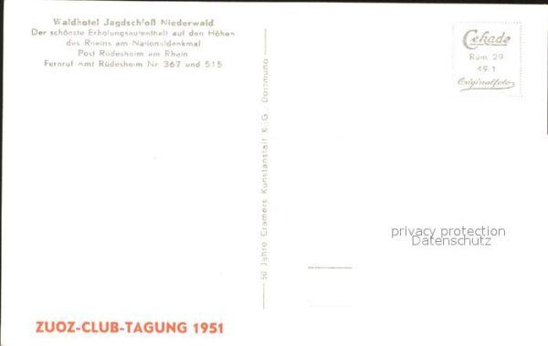 Ruedesheim Rhein Waldhotel Jagdschloss Niederwald – Bild 2