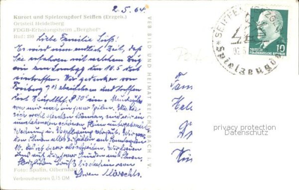 Seiffen Erzgebirge FDGB Erholungsheim Berghof – Bild 2
