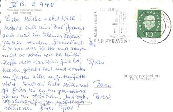 Bad Pyrmont Versorgungskrankenhaus Fliegeraufnahme – Bild 2