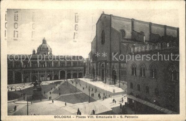 Bologna Piazza Vittorio Eanuele II S Petronio