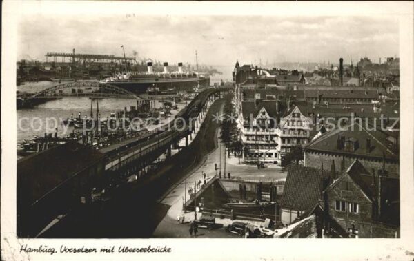 Hamburg Vorsetzen mit Überseebrücke