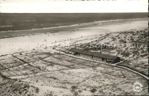 Norderney Nordseebad Ostbad Weisse Düne Fliegeraufnahme