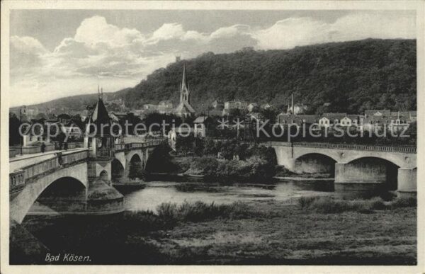 Bad Koesen Ortsansicht Brücke