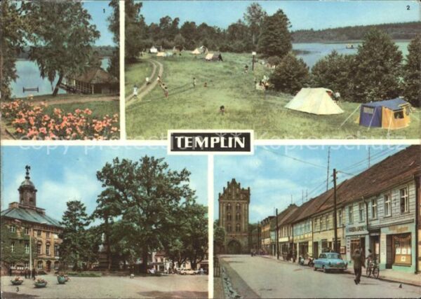 Templin Templiner See Zeltplatz Rathaus Berline