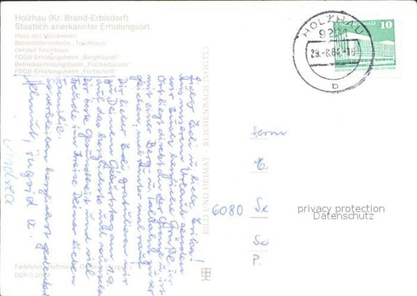 Holzhau Rechenberg-Bienenmuehle Haus des Handwerks Betriebsferienheim T – Bild 2