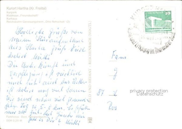 Hartha Doebeln Kurpark Klubhaus Freundschaft Kurhaus G – Bild 2