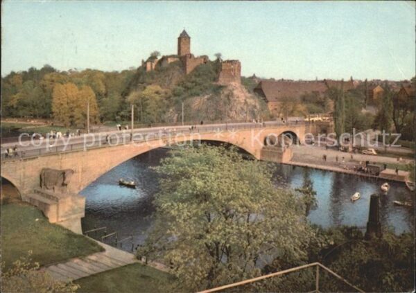 Halle Saale Saalebrücke Burg Giebichenstein