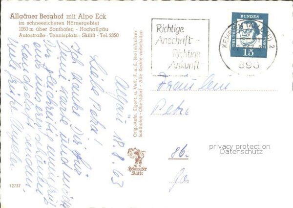 Sonthofen Oberallgaeu Allgäuer Berghof mit Alpe Eck – Bild 2