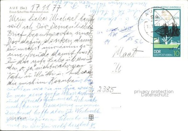 Aue Erzgebirge Ernst Scheffler Krankenhaus – Bild 2