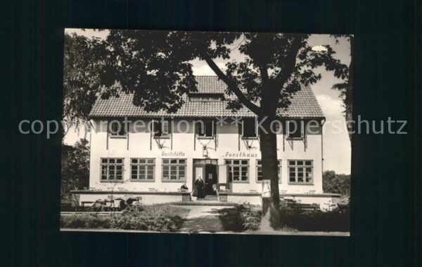 Markgrafenheide Rostock Gaststätte Forsthaus