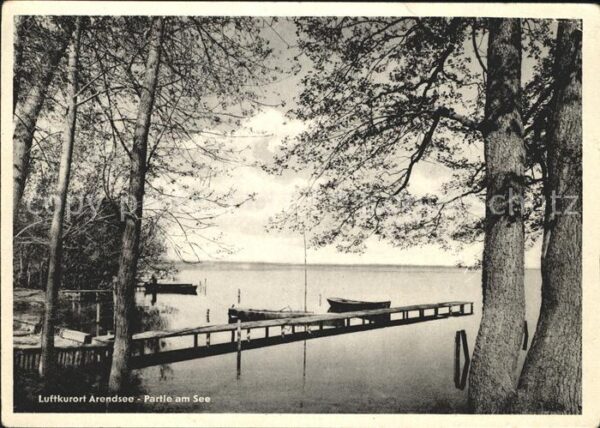 Arendsee Altmark Partie am See