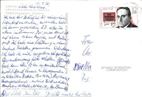 Arendsee Altmark FDGB Erholungsheim Waldheim – Bild 2