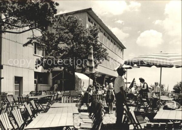 Saalfeld Saale Konsum Gaststätte Kulmberghaus Terrasse
