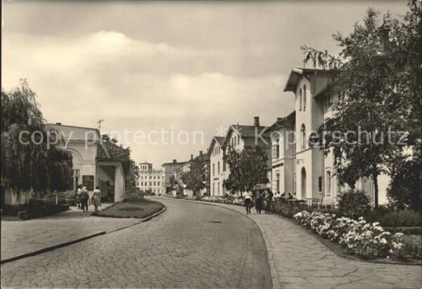 Heiligendamm Ostseebad Sanatorium für Werktätige Strassenparti