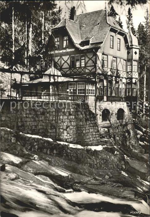 Wernigerode Harz HO Hotel und Gaststätte Steinerne Renne
